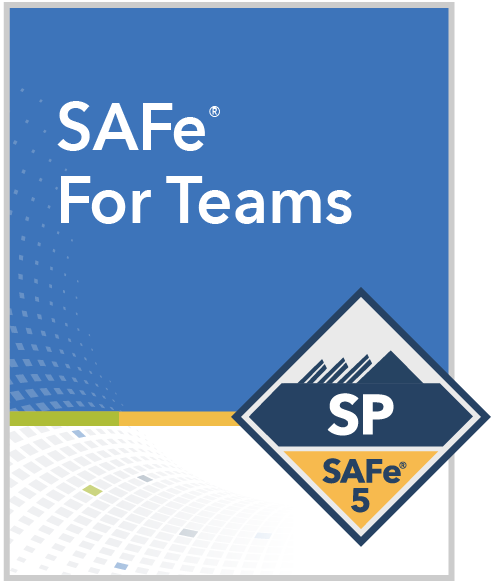 SAFE For Teams Logo Während der zweitägigen SAFe for Teams-Schulung mit der Vorbereitung zum SAFe® 5 Practitioner bauen die Teilnehmenden das Wissen auf, das erforderlich ist, ein leistungsstarkes Teammitglied in einem Agile Release Train (ART) werden zu können. Darüber hinaus lernen sie, effektiv mit anderen Teams zusammenarbeiten.