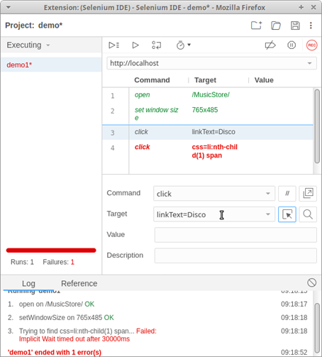 Setup Selenium IDE Browser Extension