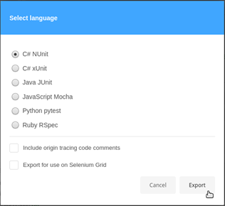 Setup Selenium IDE Browser Extension C# NUnit