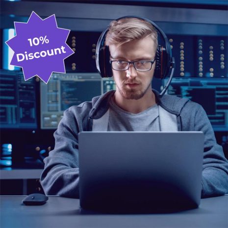 Course promotion offering allowing 10% discount for ICAgile DevOps course