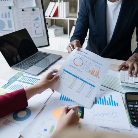 Business Analyst performing a business analysis